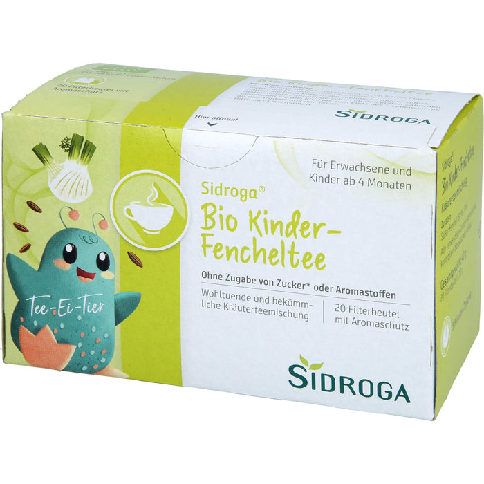Sidroga Bio Kinder Fencheltee, 20 pcs. Filter bag
