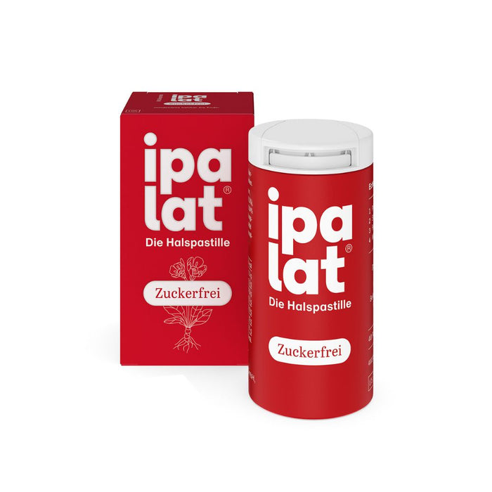 ipalat Halspastillen zuckerfrei, 40 pcs. Pastilles