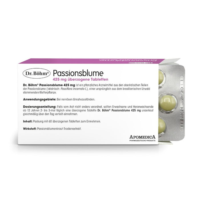 Dr Böhm Passionsblume 425 mg Tabletten, 60 St. Tabletten