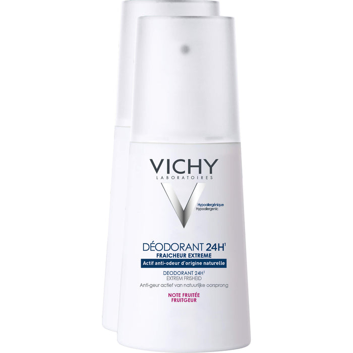 VICHY DEO Pumpzerstäuber fruchtig Doppelpack 2 OP, 2X100 ml XDS