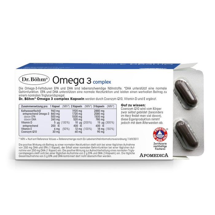 Dr Böhm Omega 3 complex Kapseln, 60 pc Capsules