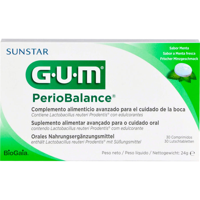 GUM PerioBalance Lutschtabletten, 30 pc Tablettes