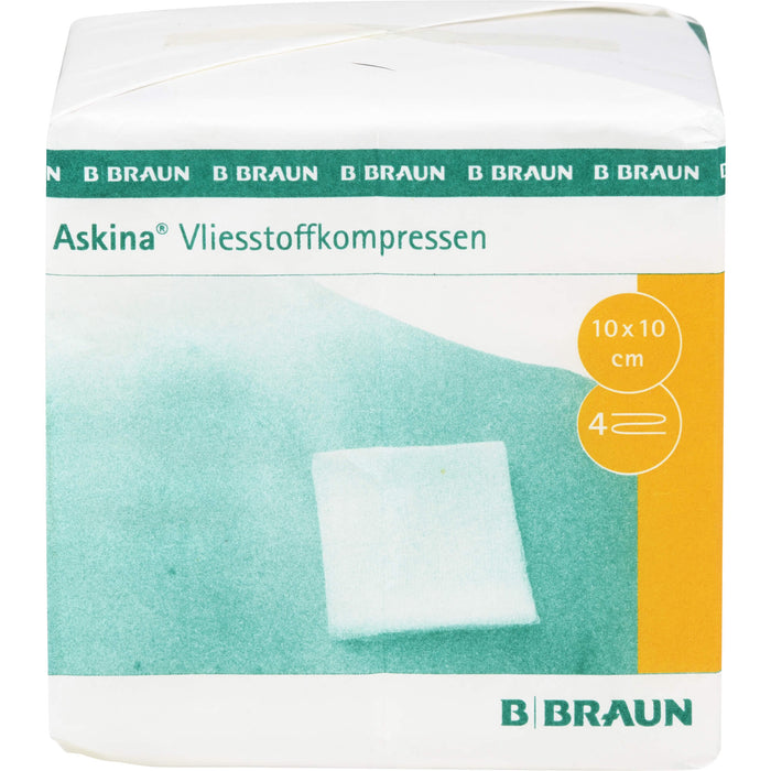 Askina Vliesstoffkompr unst 4-f 10x10, 100 St KOM