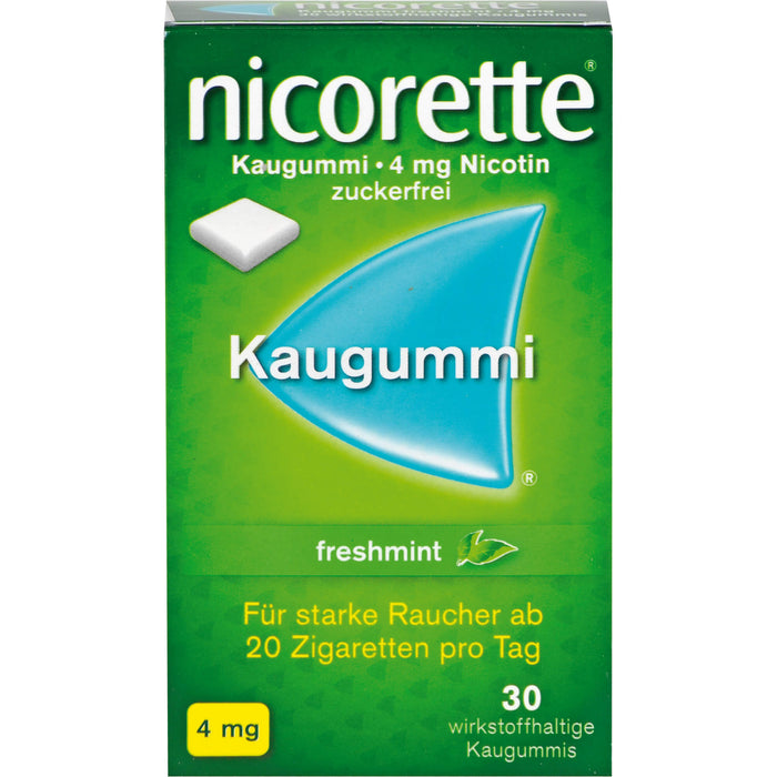 Nicorette 4mg freshmint Gerke Kaugummi, 30 St KGU