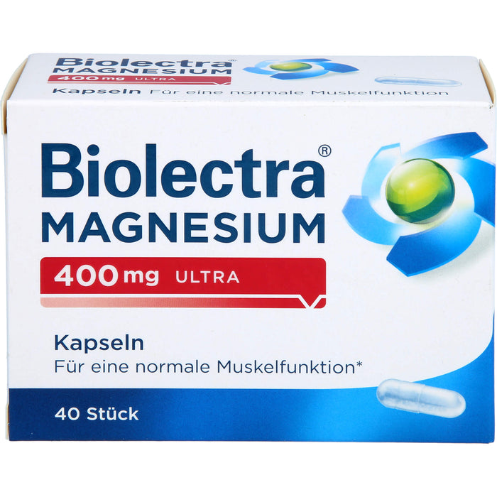 Biolectra Magnesium 400 mg ultra Kapseln, 40 pcs. Capsules