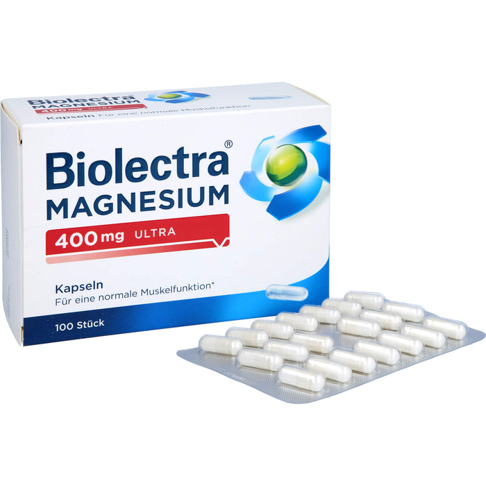 Biolectra Magnesium 400 mg ultra Kapseln, 100 pc Capsules