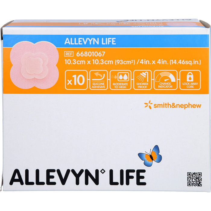 Allevyn LIFE 10,3 x 10,3 cm Verband, 10 St VER