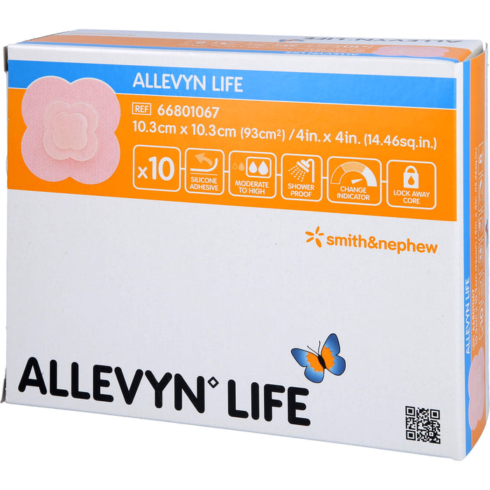 Allevyn LIFE 10,3 x 10,3 cm Verband, 10 St VER