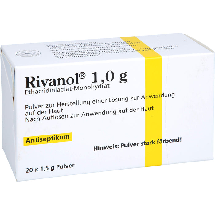 Rivanol 1,0 g Pulver Antiseptikum, 20 pc Sachets