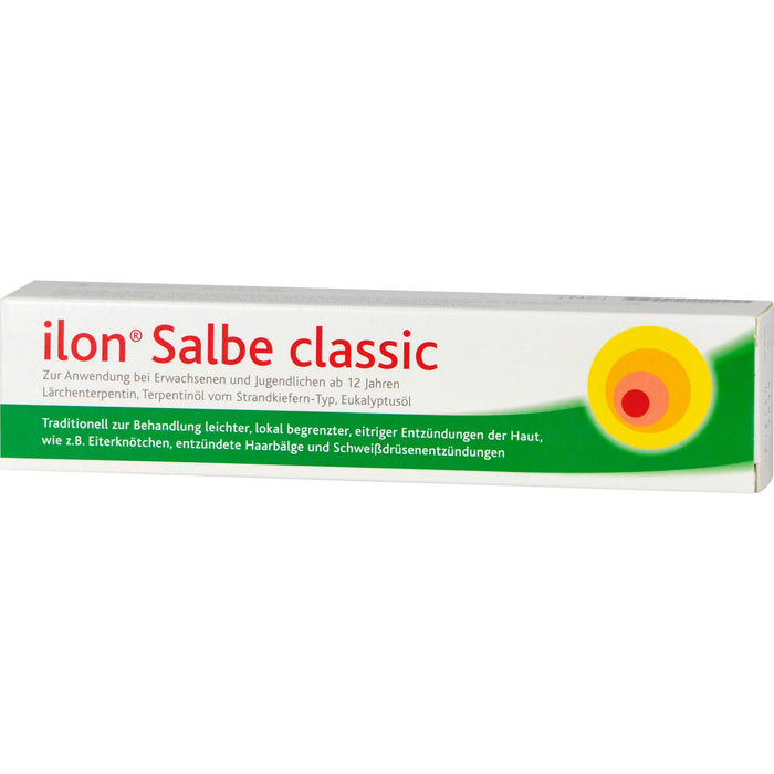 ilon Salbe classic bei leichten eitrigen Entzündungen der Haut, 50 g Onguent