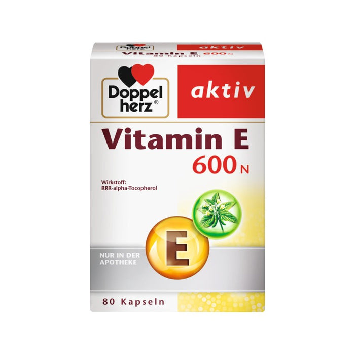 Doppelherz Vitamin E 600 N, 40 St KAP