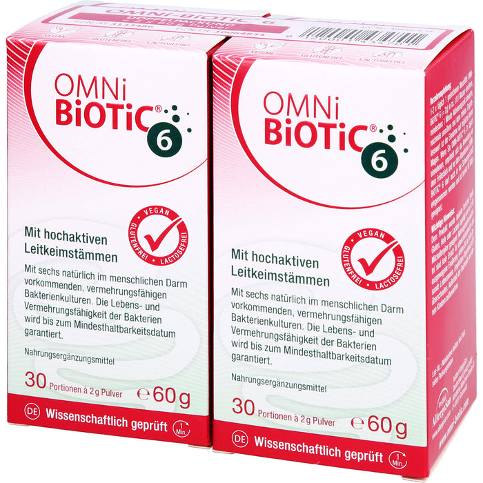 Omni Biotic 6 Doppelpackung, 120 g Pulver