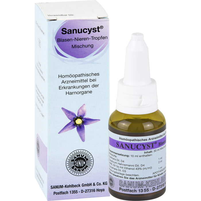 Sanucyst Blasen-Nieren-Tropfen, 30 ml TEI