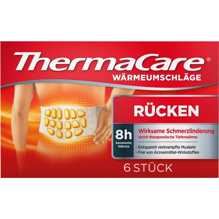 ThermaCare Wärmeumschläge bei Rückenschmerzen, 6 pc Pansement