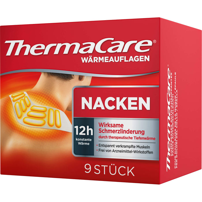 ThermaCare Wärmeauflagen Nacken, 9 pc Pansement