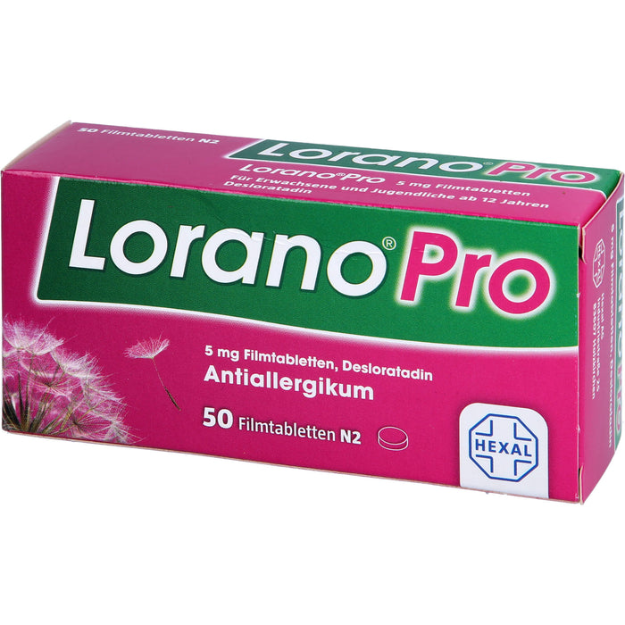 Lorano Pro Filmtabletten Antiallergikum, 50 St. Tabletten