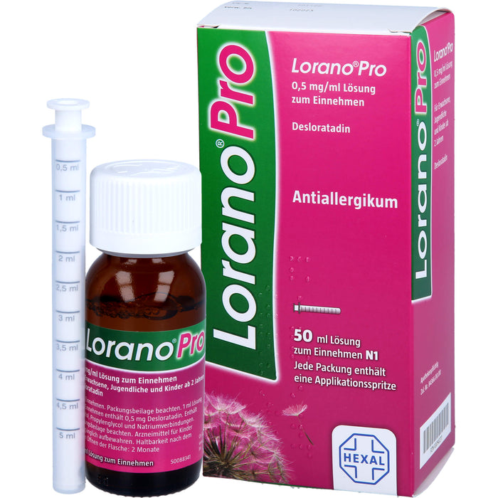 LoranoPro Lösung bei Allergien, 50 ml Solution