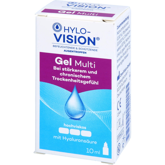 HYLO-VISION Gel Multi Augentropfen, 10 ml Solution