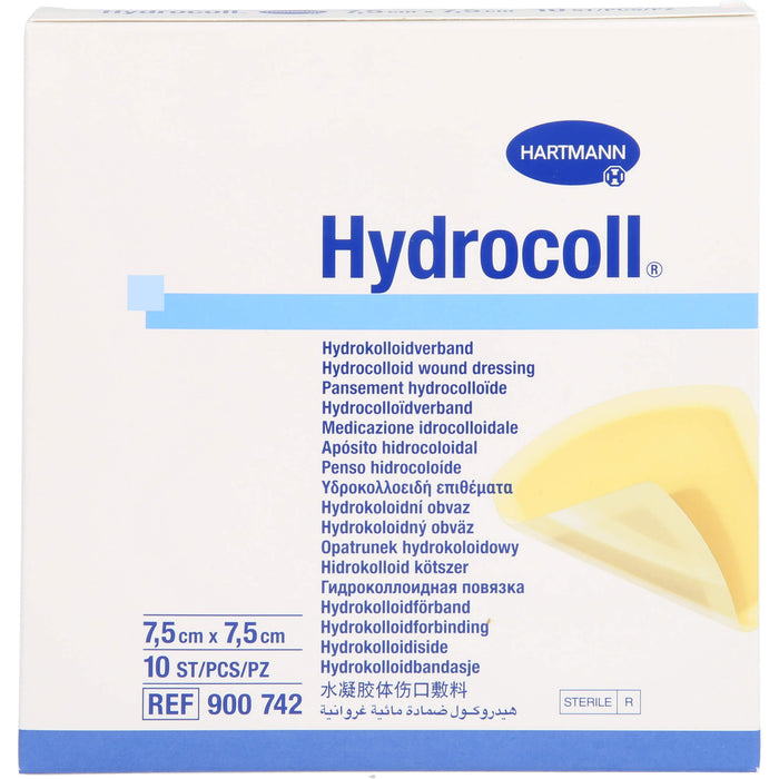 HYDROCOLL 7,5x7,5cm Wundverband CPC, 10 St KOM