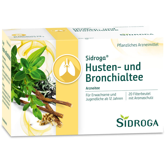 Sidroga Husten- und Bronchialtee, 20 St. Filterbeutel