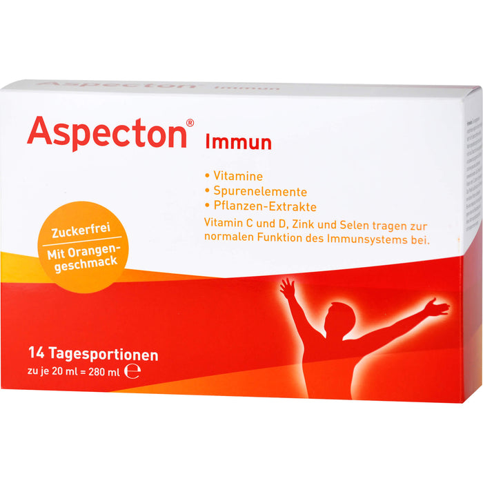 Aspecton immun Trinkampullen zuckerfrei, 14 St. Ampullen