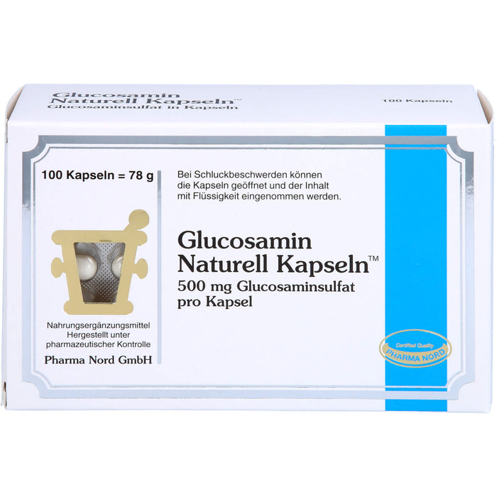 Glucosamin Naturell Kapseln Pharma Nord, 100 St KAP