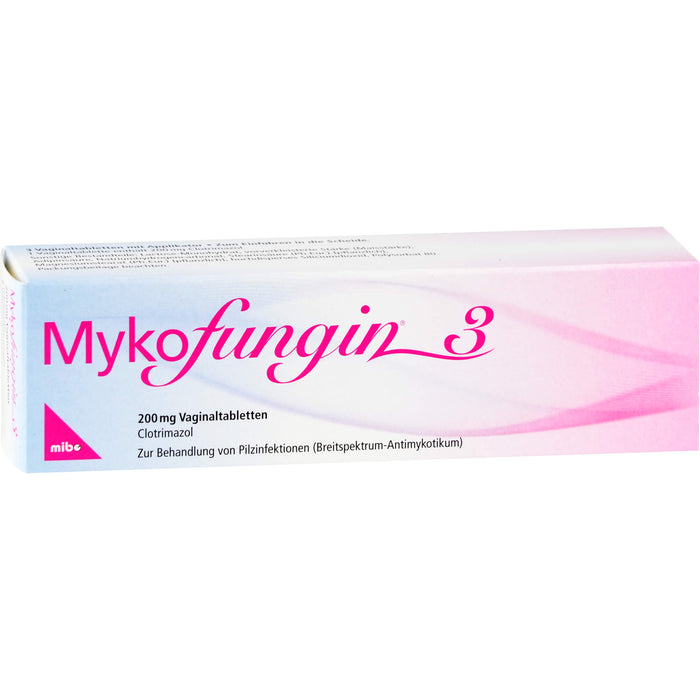 Mykofungin 3 Vaginaltabletten, 3 pc Tablettes