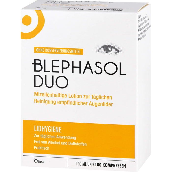 Blephasol Duo Lotion + Reinigungspads zur Lidhygiene, 1 pcs. Combipack