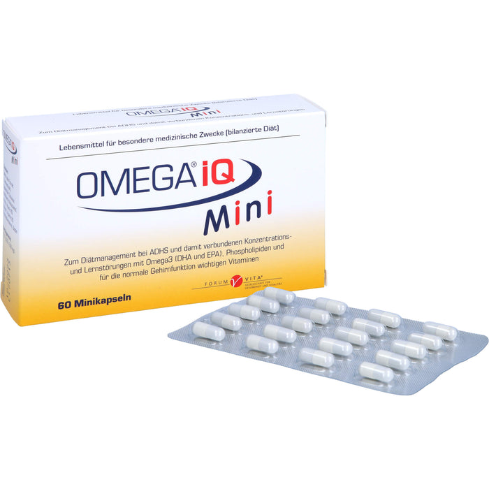 FORUM VITA Omega iQ Mini Kapseln, 60 pc Capsules