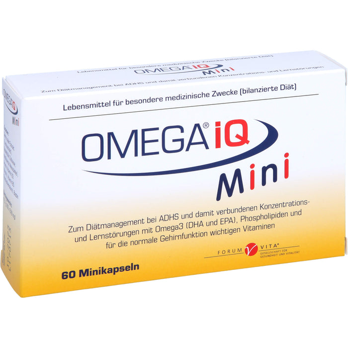 FORUM VITA Omega iQ Mini Kapseln, 60 pc Capsules