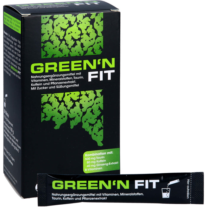 GREEN'N FIT Trinkgranulat Sticks, 20 pc Sachets