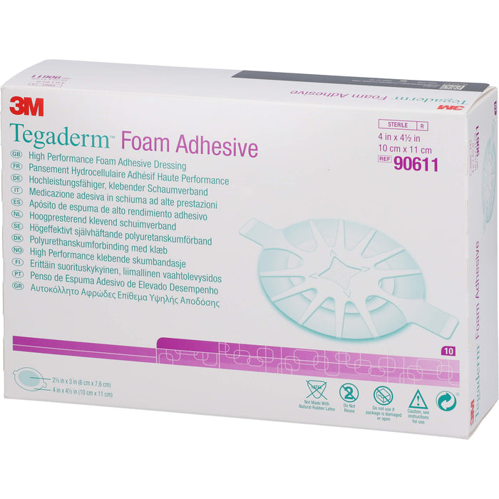 TEGADERM 3M Foam Adhesive 10x11 cm 90611, 10 St VER