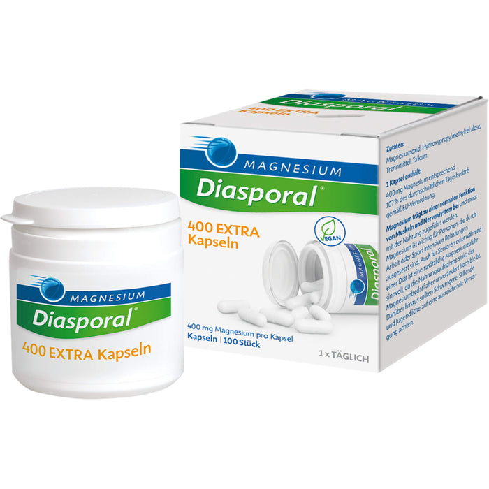 Magnesium Diasporal 400 extra Kapseln, 100 St. Kapseln