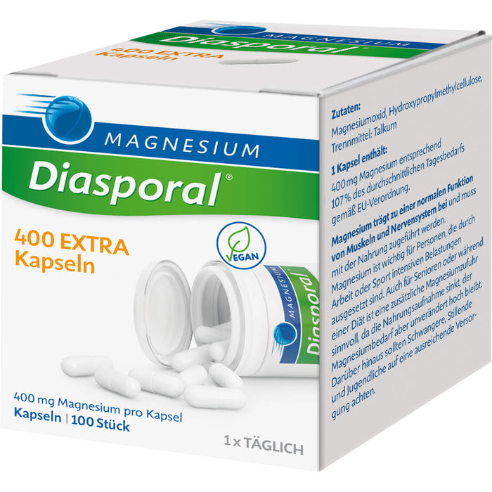 Magnesium Diasporal 400 extra Kapseln, 100 pc Capsules