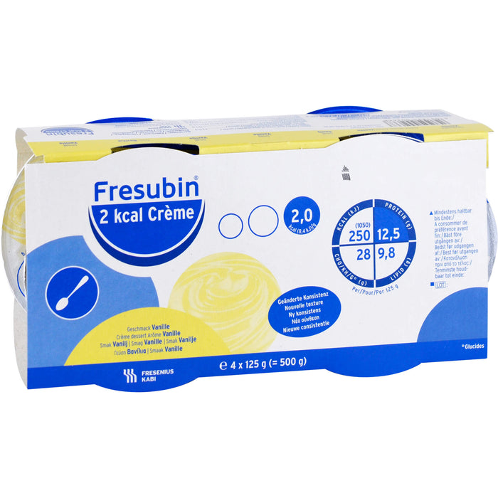 Fresubin 2 kcal Crème Vanille, 4 St. Flaschen