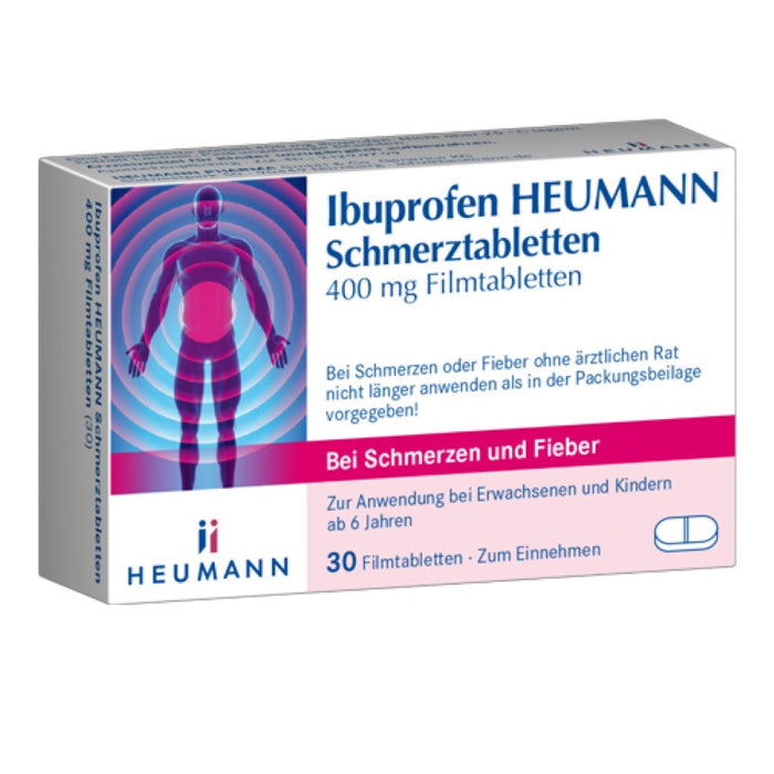 Ibuprofen Heumann Schmerztabletten 400 mg, 30 pcs. Tablets