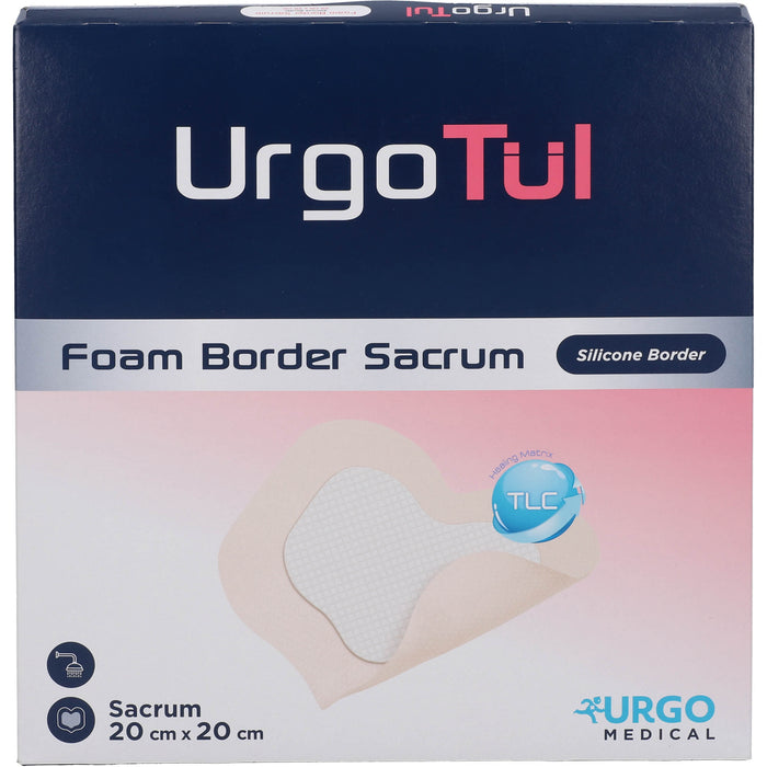 Urgotül Foam Border Sacrum 20x20cm, 5 St VER