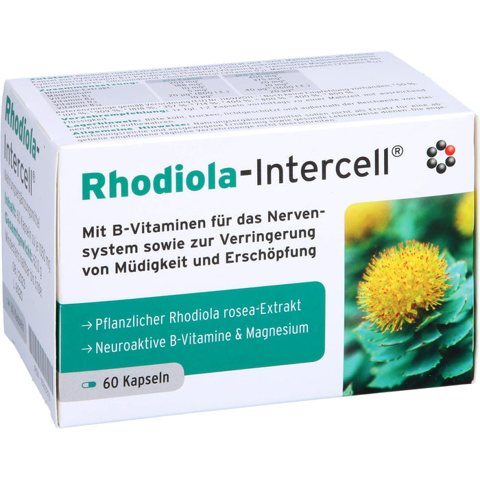 Rhodiola-Intercell Kapseln, 60 St. Kapseln