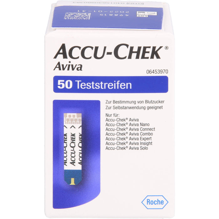 Accu-check Aviva Teststreifen Plasma II Count-Price, 1X50 St TTR