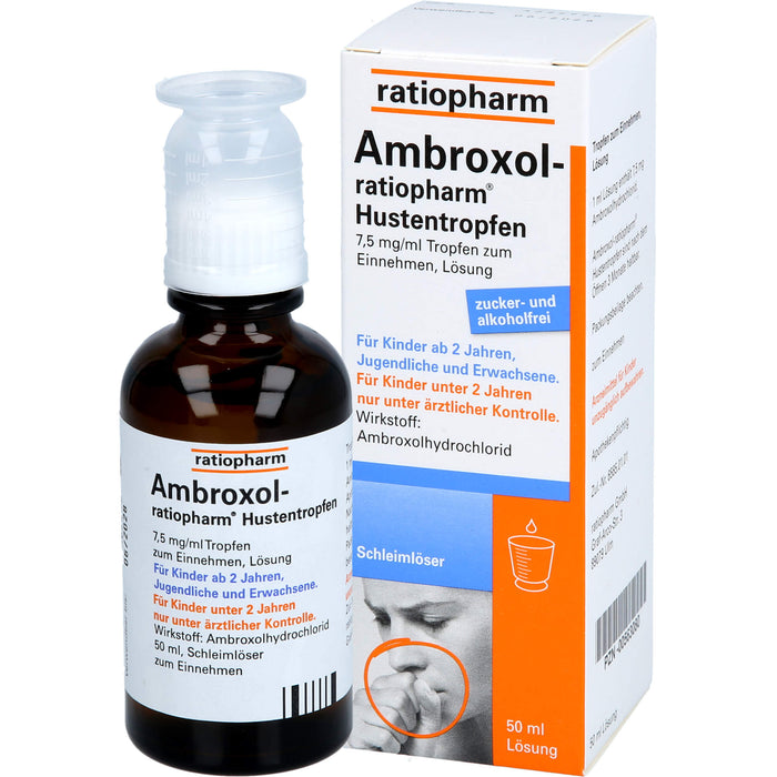 Ambroxol-ratiopharm Hustentropfen, 50 ml Solution