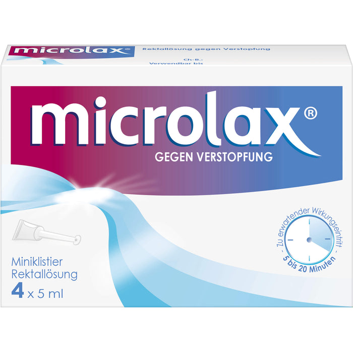 microlax Miniklistier Rektallösung Reimport EurimPharm, 4 St. Klistiere