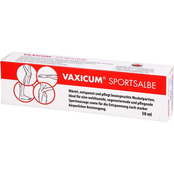 VAXICUM Sportsalbe, 50 ml SAL