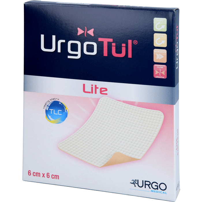 UrgoTül Lite 6 cm x 6 cm Verband, 5 pc Paquet