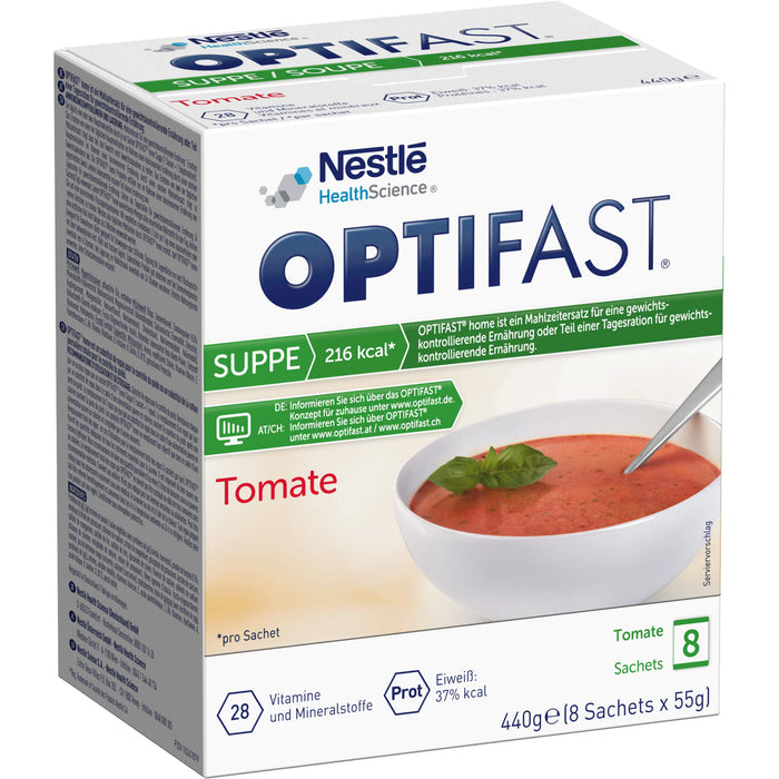 OPTIFAST home Suppe Tomate Pulver in Sachets, 8 pc Sachets