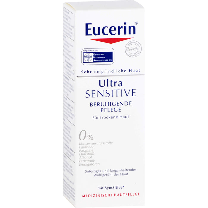 Eucerin Ultra Sensitive beruhigende Pflege für trockene Haut, 50 ml Crème