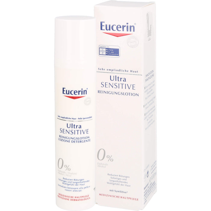 Eucerin Ultra Sensitive Reinigungslotion für sehr empfindliche Haut, 100 ml Lotion