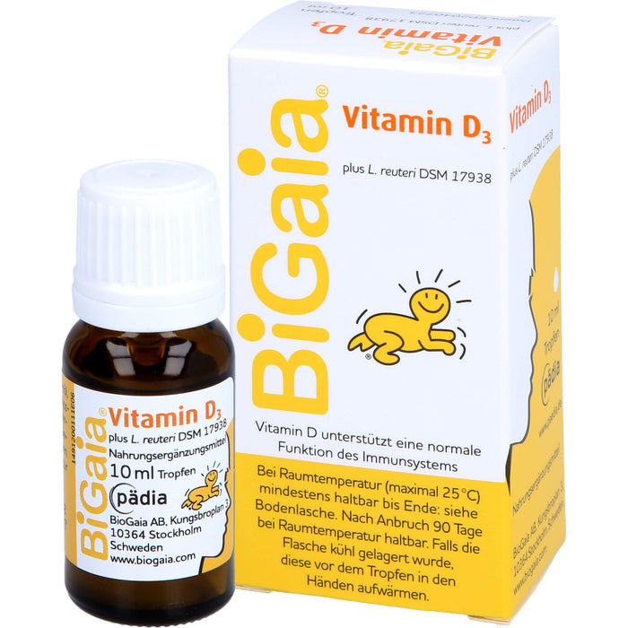 BiGaia plus Vitamin D3 Tropfen, 10 ml Solution