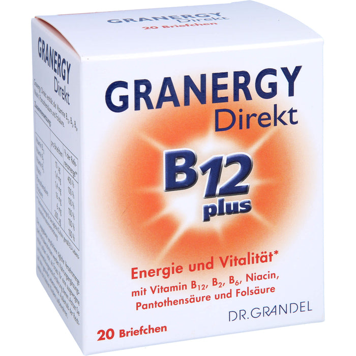 Dr. Grandel Granergy Direkt B12 plus Briefchen, 20 St. Beutel