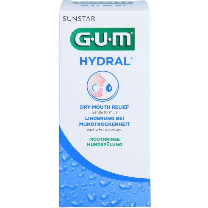 GUM HYDRAL Mundspülung, 300 ml Lösung