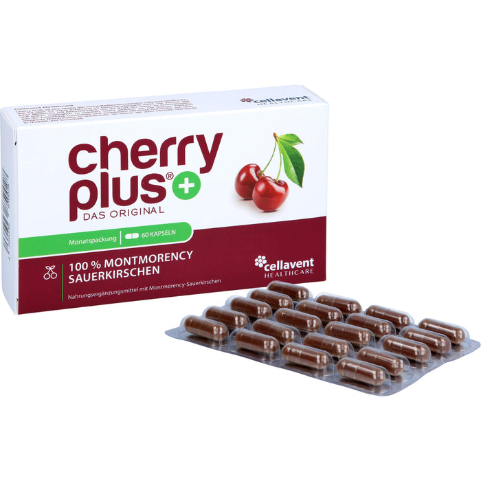 cherry plus 100 % Montmorency Sauerkirschen Kapseln, 60 pc Capsules